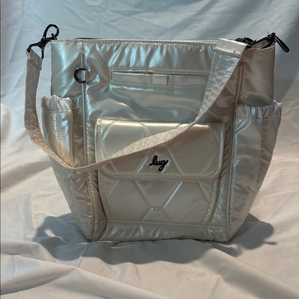 Lug Cream Toss Quilted Women's Bag